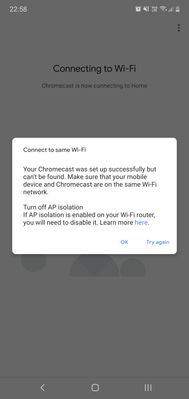 Solved: Chromecast connected but cannot cast it - The Meraki Community