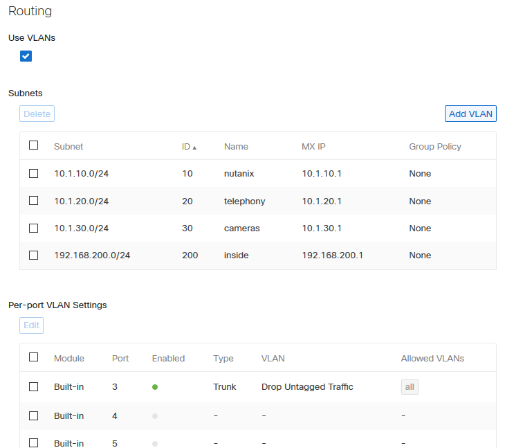 meraki mx dynamic vlan assignment