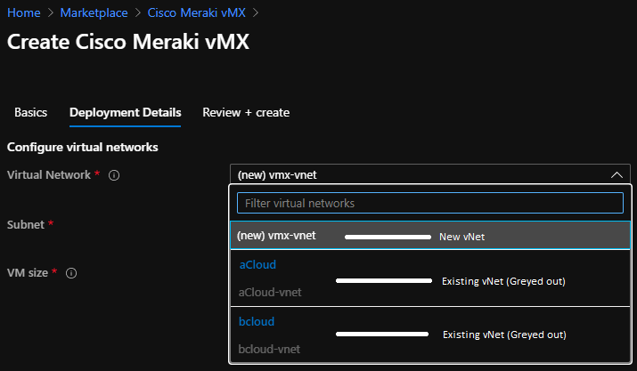 VMX100 Azure Deployment - The Meraki Community