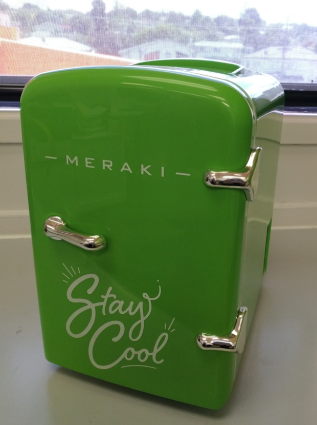 Meraki mini fridge (with car adapter!)