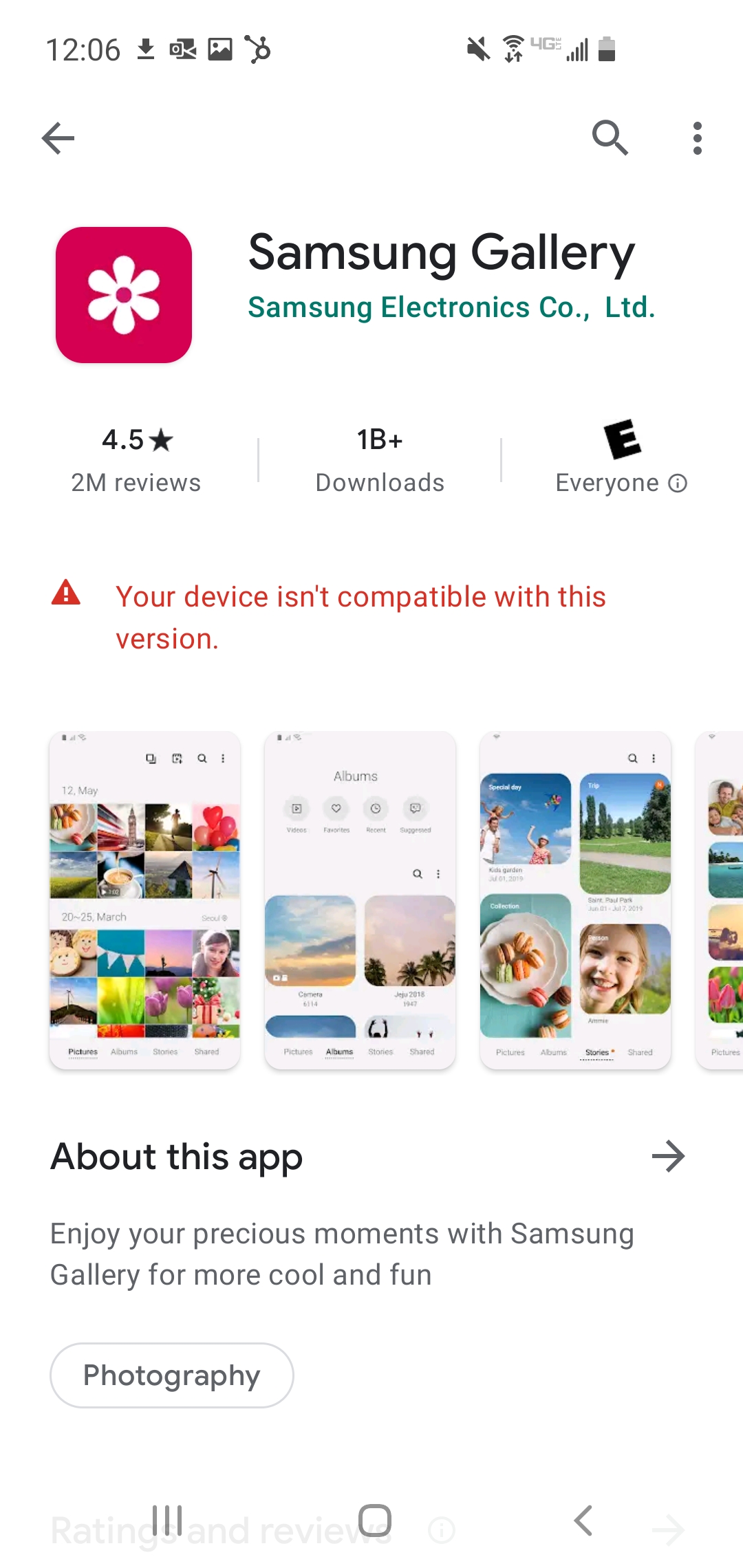 Solved Samsung Gallery app not deploying The Meraki Community