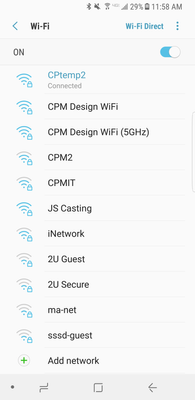 Android WiFi Connect Screen