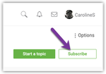 Subscribe to a board