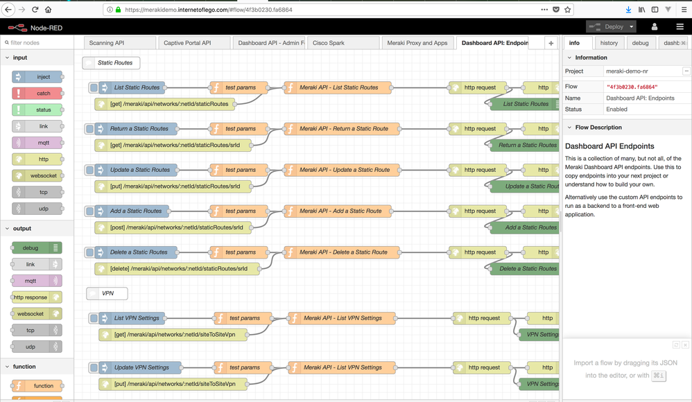 API endpoints