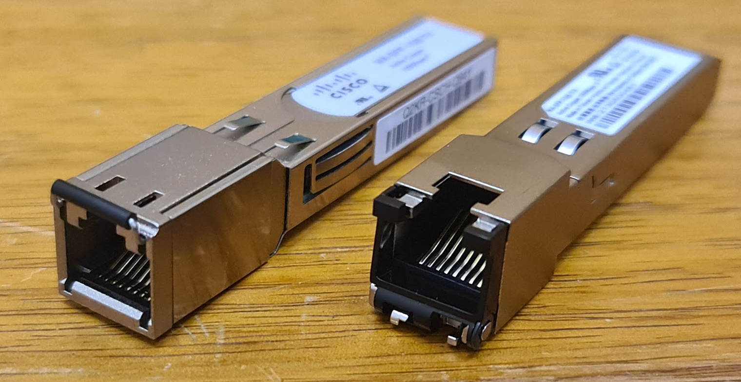Solved Same SFP Model and Part number, different design and serial