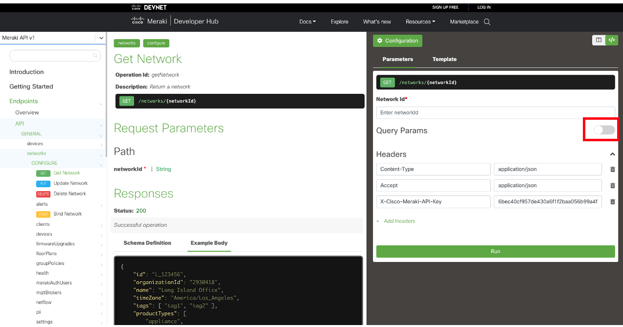 pooページ Devnetページから API endpointの使用方法について - The Meraki Community