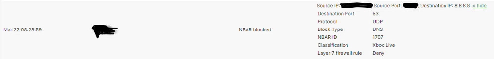 NBAR still blocking wrong services..