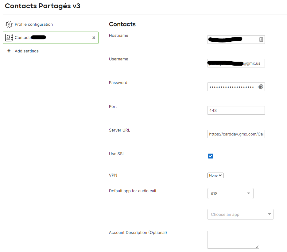 CardDav with Google account, MDM Profile The Meraki Community