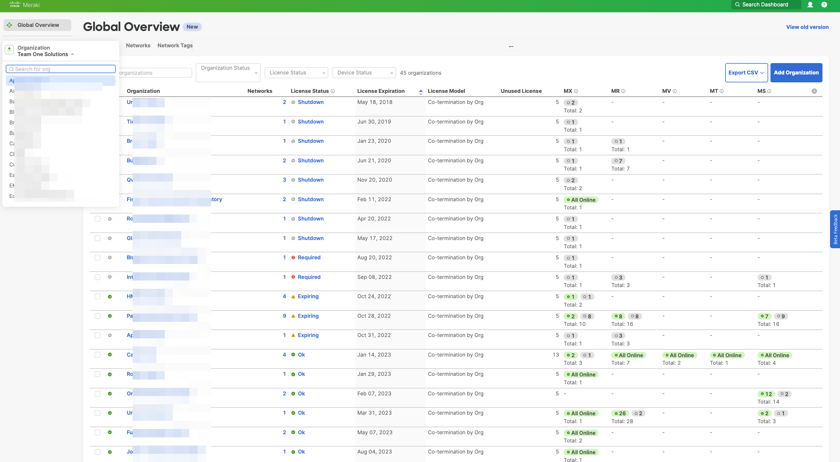 New MSP Portal Button on Dashboard? - The Meraki Community