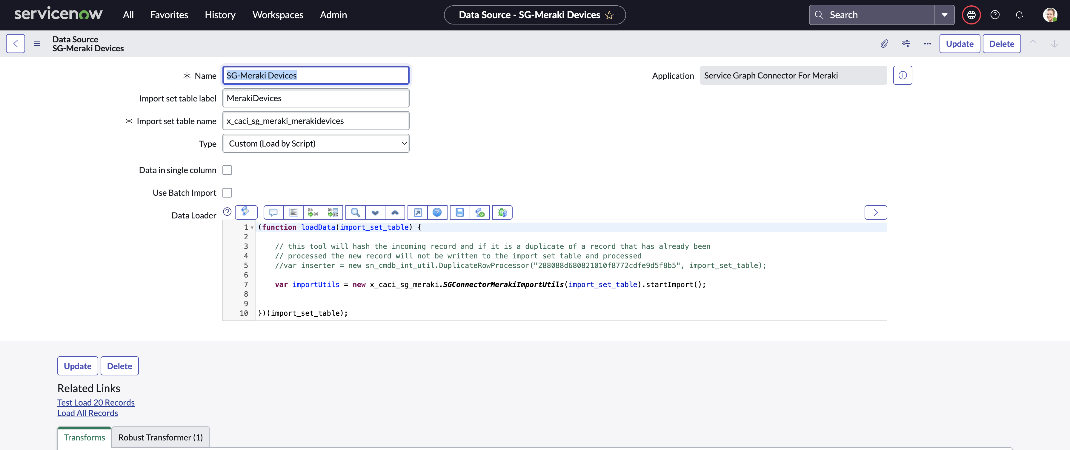 ServiceNow ServiceGraph Connector for Meraki v1.3 Released The