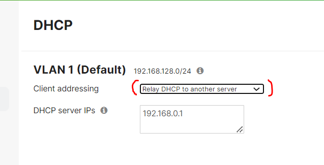 meraki dhcp fixed ip assignments