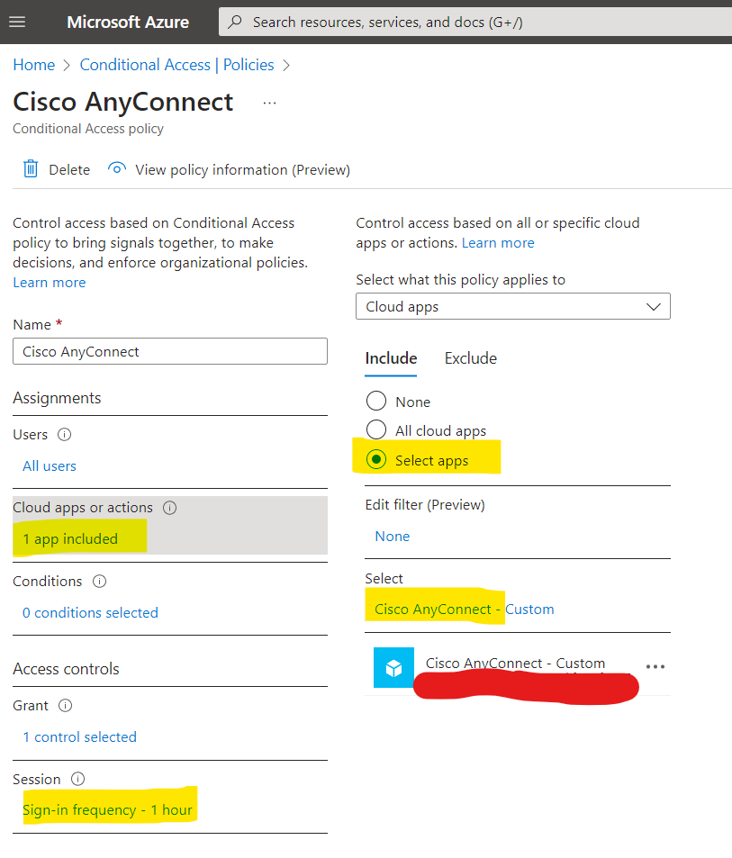 Can I configure multiple Duo Azure Conditional Access applications
