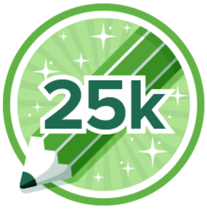New top posts badge.png 25k Posts badge