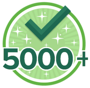 5,000+ Solutions badge