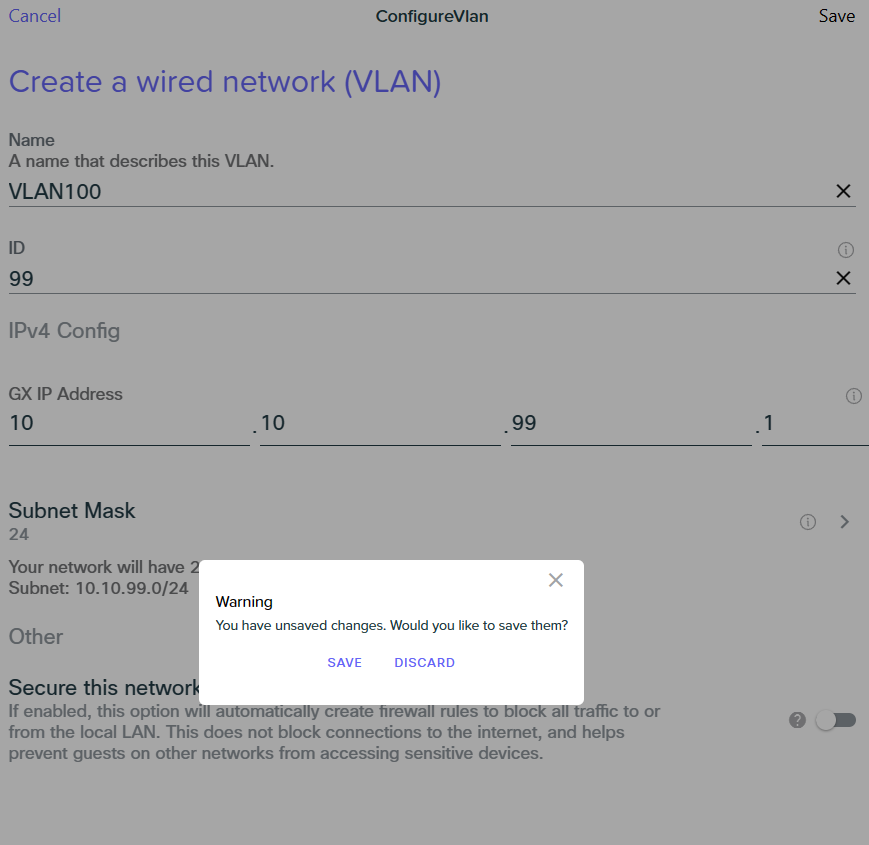 meraki bad ip assignment error