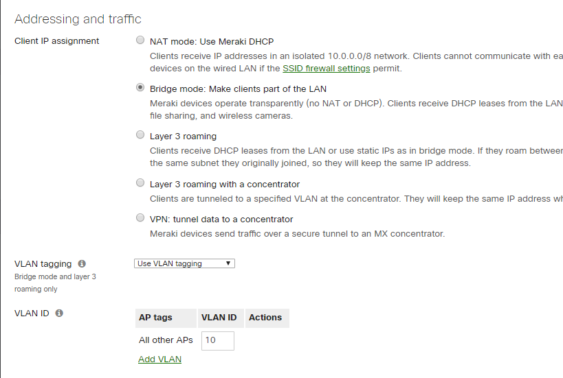 Meraki MR33 Bridge Mode Not Working The Meraki Community