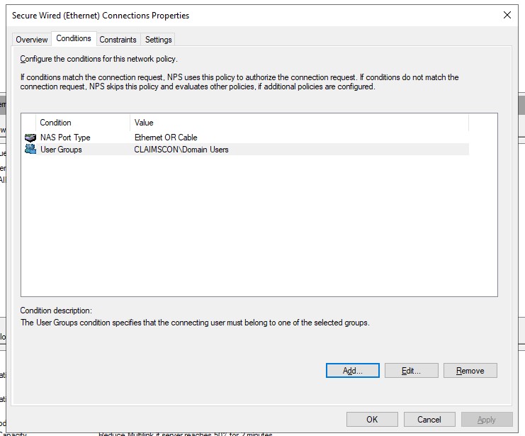 802.1x Wired connection with RADIUS server authentication The Meraki
