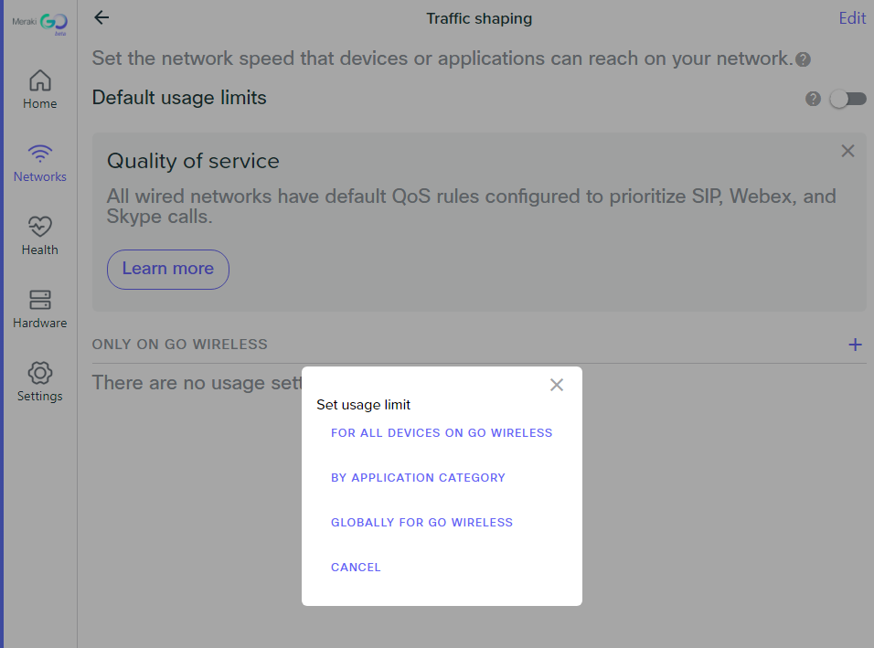 Minimum Bitrate setting? The Meraki Community