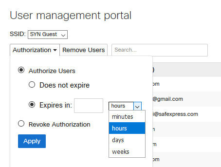 Solved: Wifi Guest User expiration - The Meraki Community