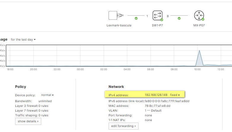 bad ip assignment meraki