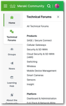 New navigation on mobile
