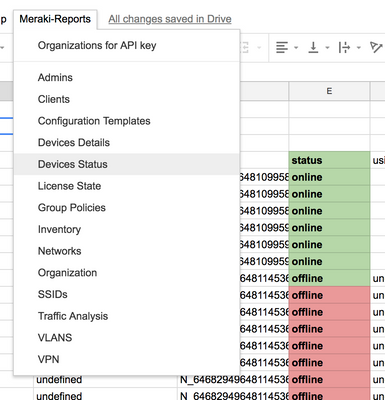 Google Sheets Meraki Reports - Device Status.png