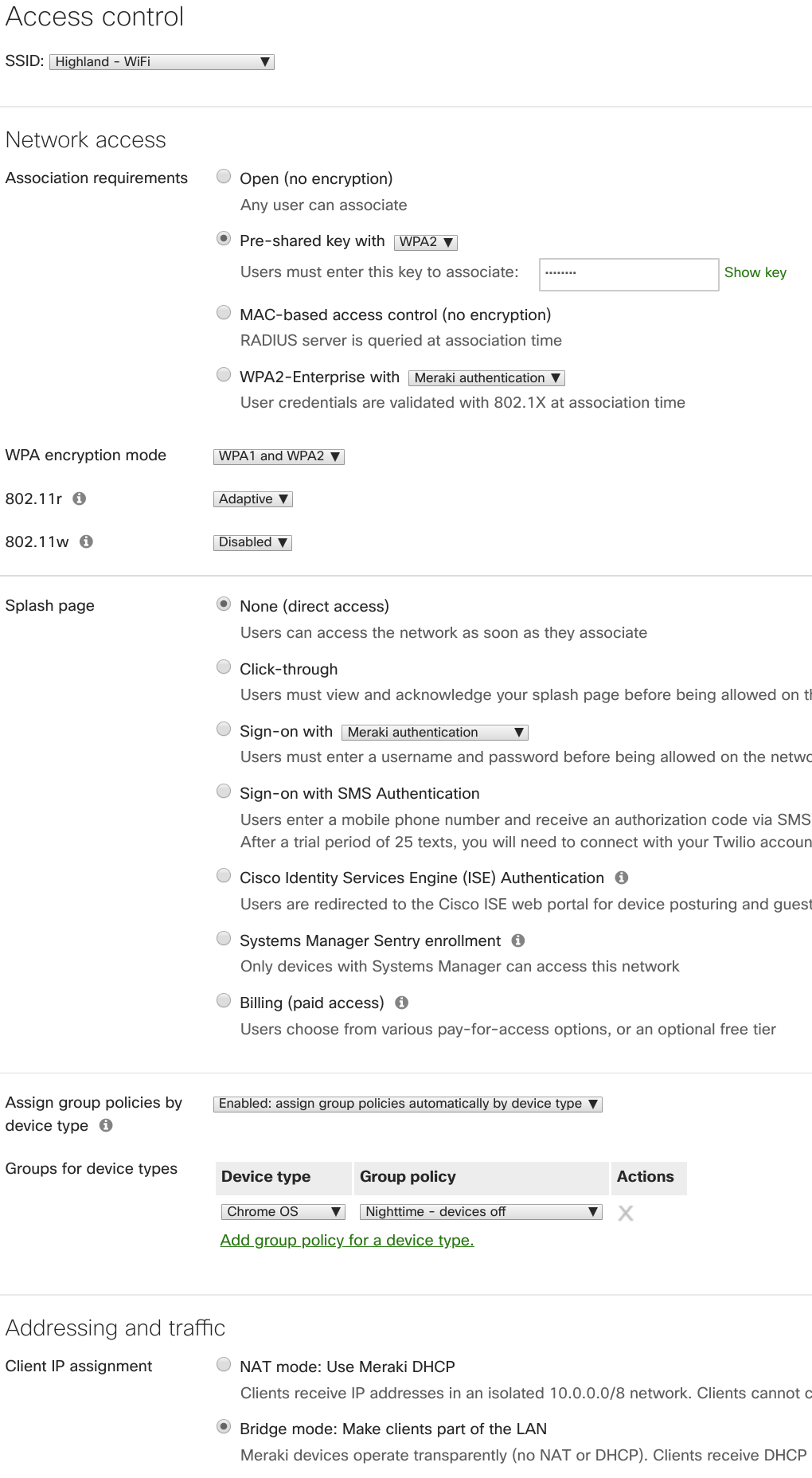 Radius event log entries, but no radius server setup The Meraki Community