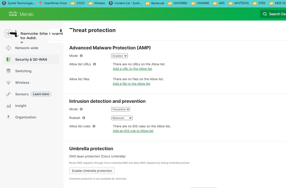 Meraki.png Should I Just add the API Key, and will it just propagate into the Umbrella cloud.