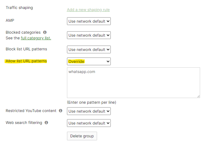 Re: permission WhatApp - The Meraki Community