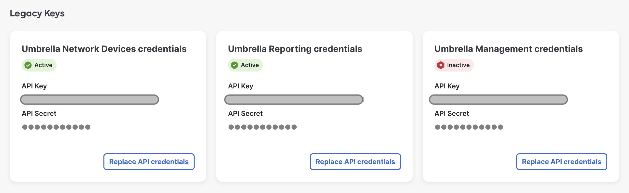 Legacy Key status visibility - The Meraki Community