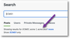 AFTER: Search synonym messaging showing up (previously, it wasn't appearing)