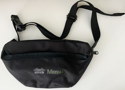 Cisco Meraki Black Fanny Pack