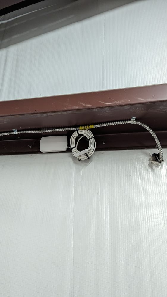MT11 installed outside the cooling room