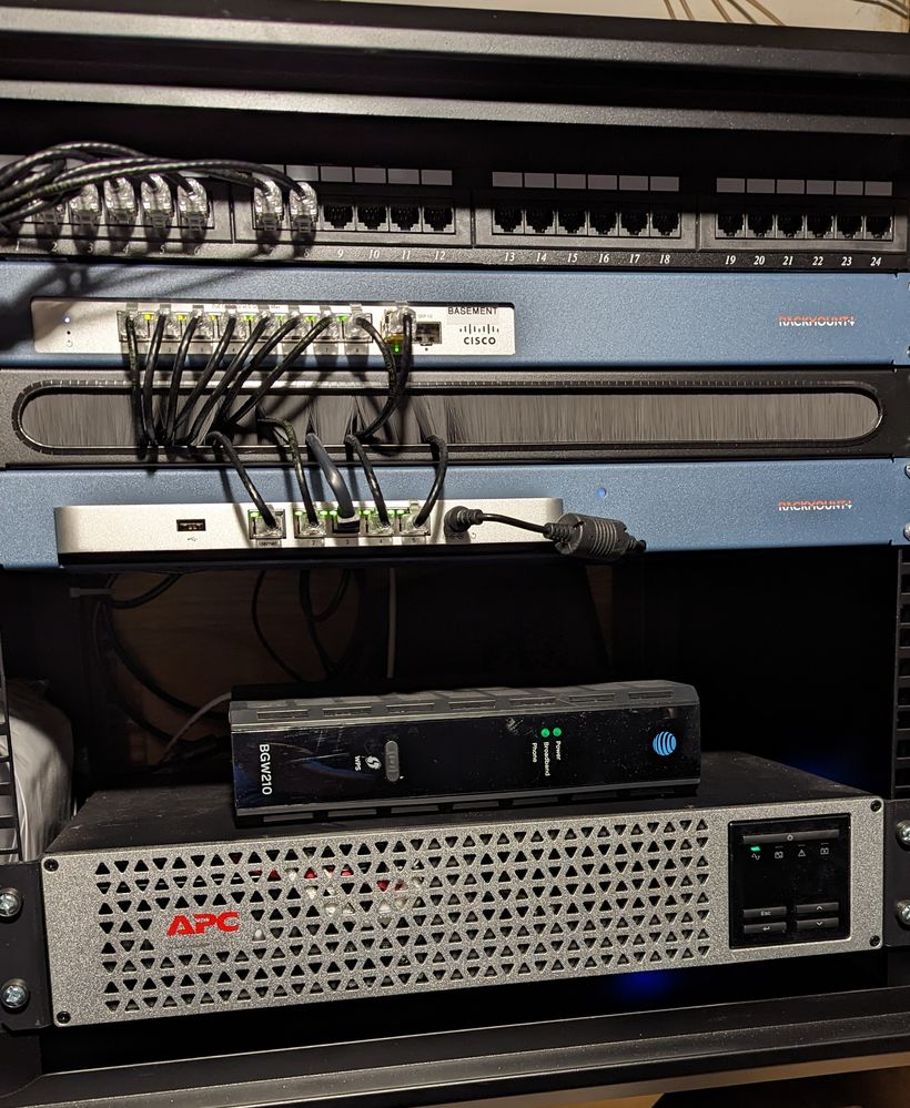 Second location network cabinet
