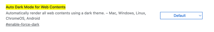 Enable Dark Mode