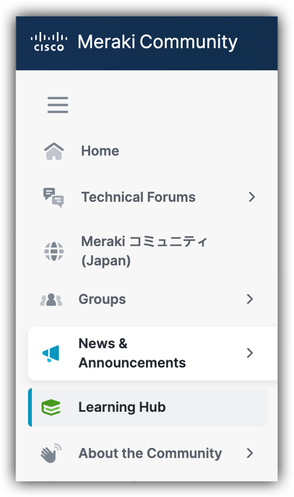 Left nav with (temporarily) mixed-color icons