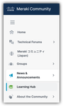 Left nav with (temporarily) mixed-color icons