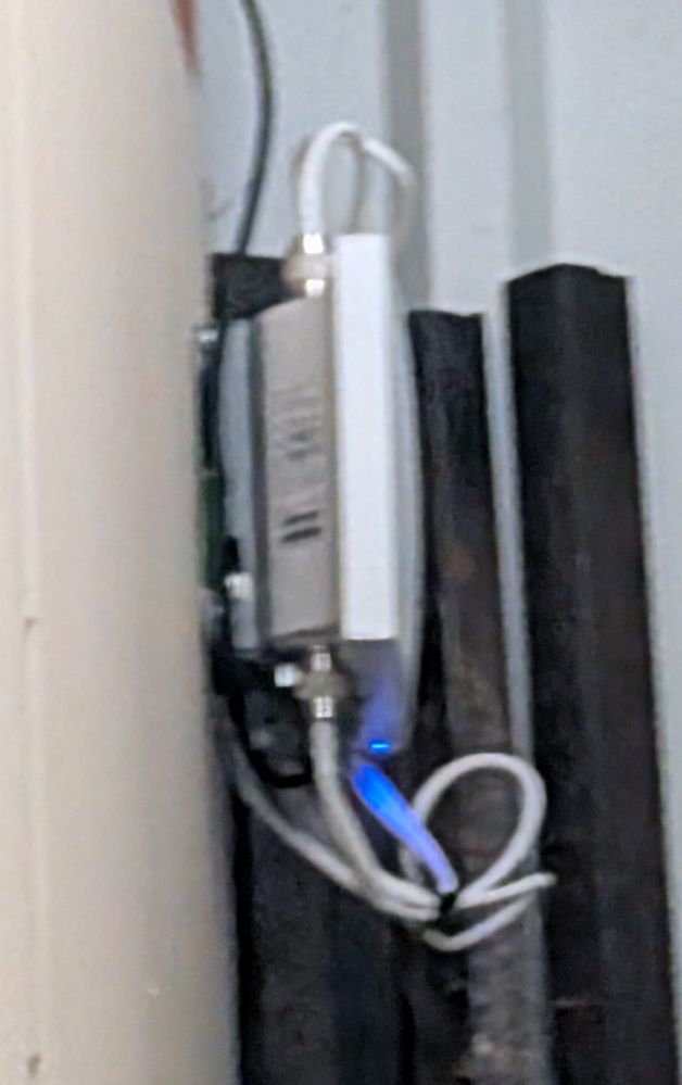 MR76 AP installed outside of the office