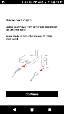 sonos play 5 ethernet connection