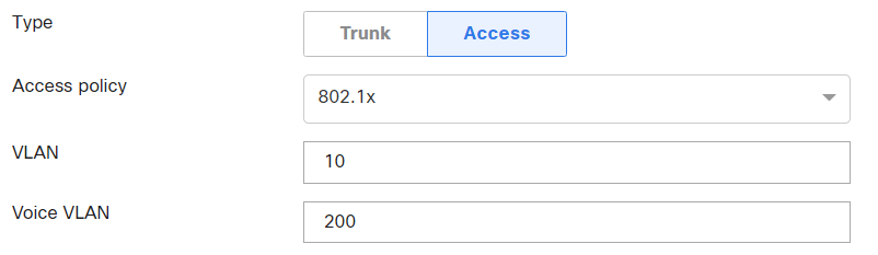 meraki ise dynamic vlan assignment