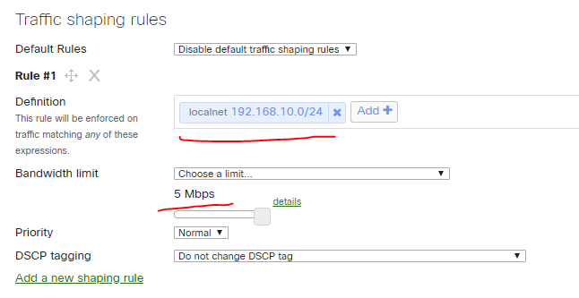 Solved Limit Bandwidth For Wired Clients The Meraki Community