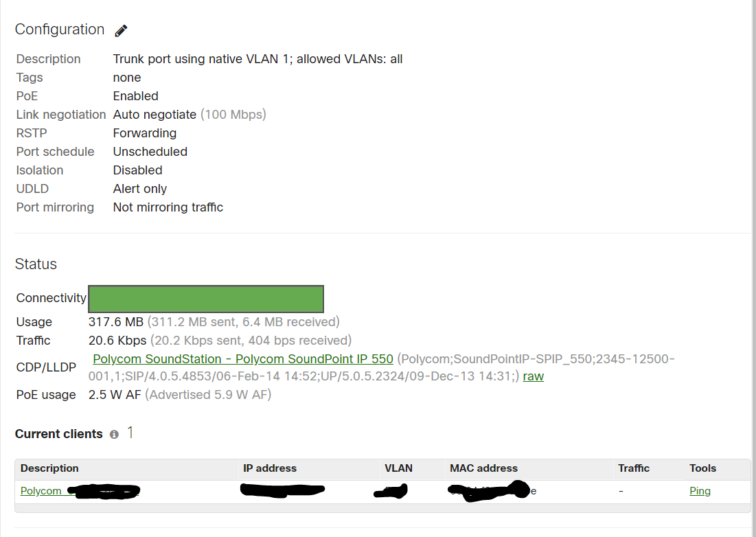 Solved Whose mac address are there in switch? The Meraki Community