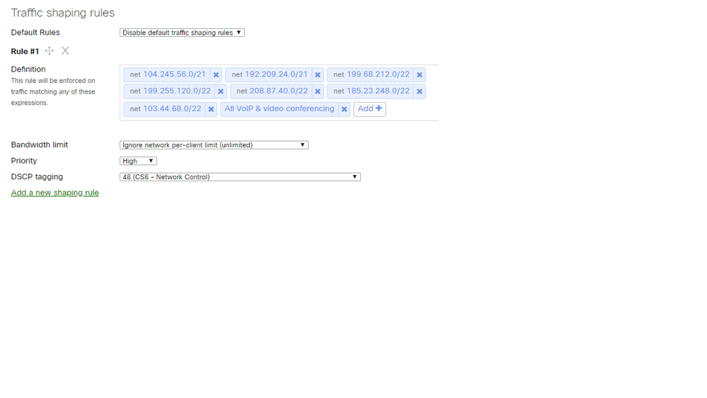 Solved Voice setup on Meraki for Jive Voice YeaLink The